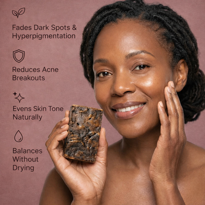 Anti-Dark Spots & Acne African Black Soap